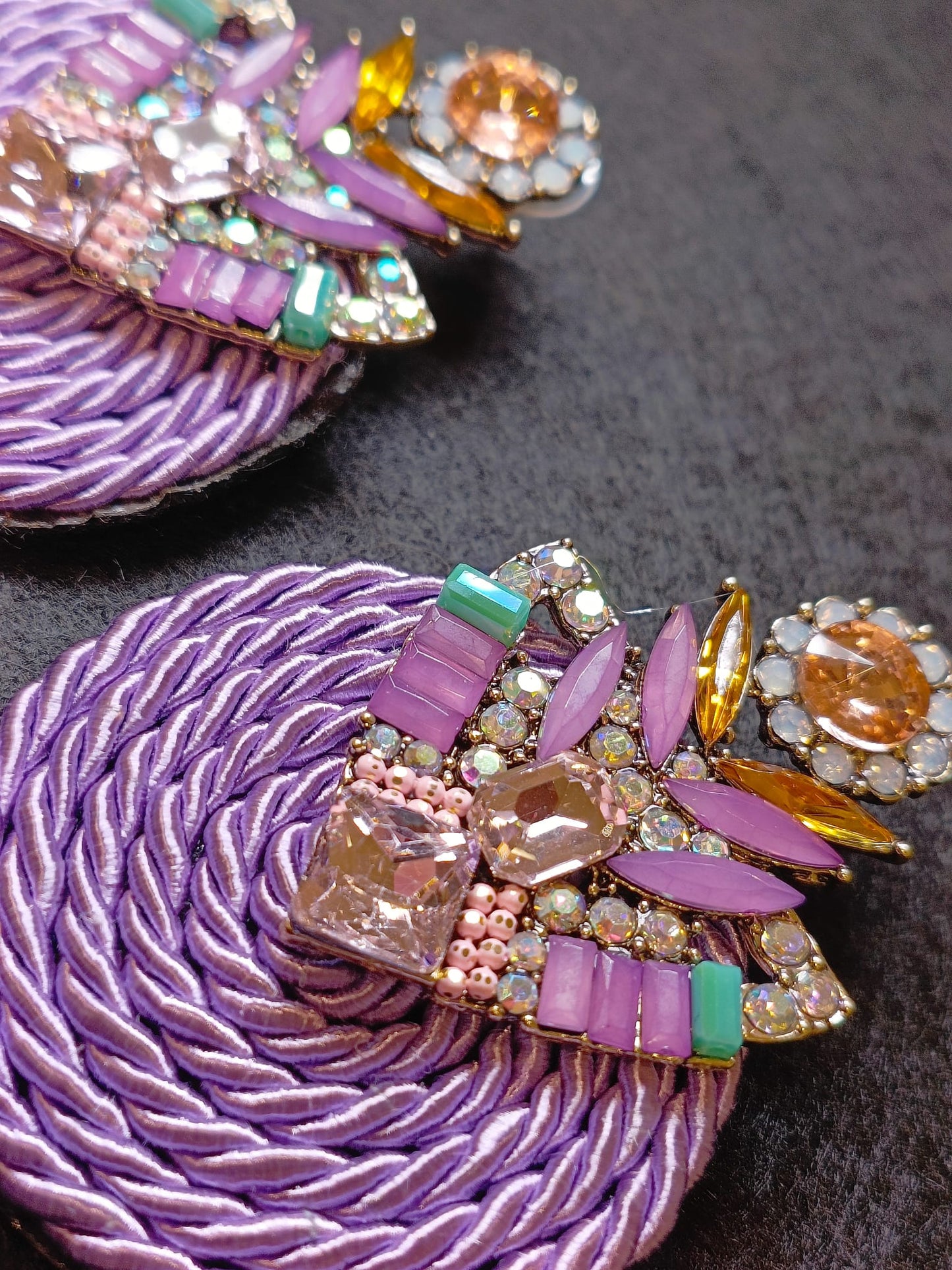 Orecchini Artigianali Lilla Rotondi