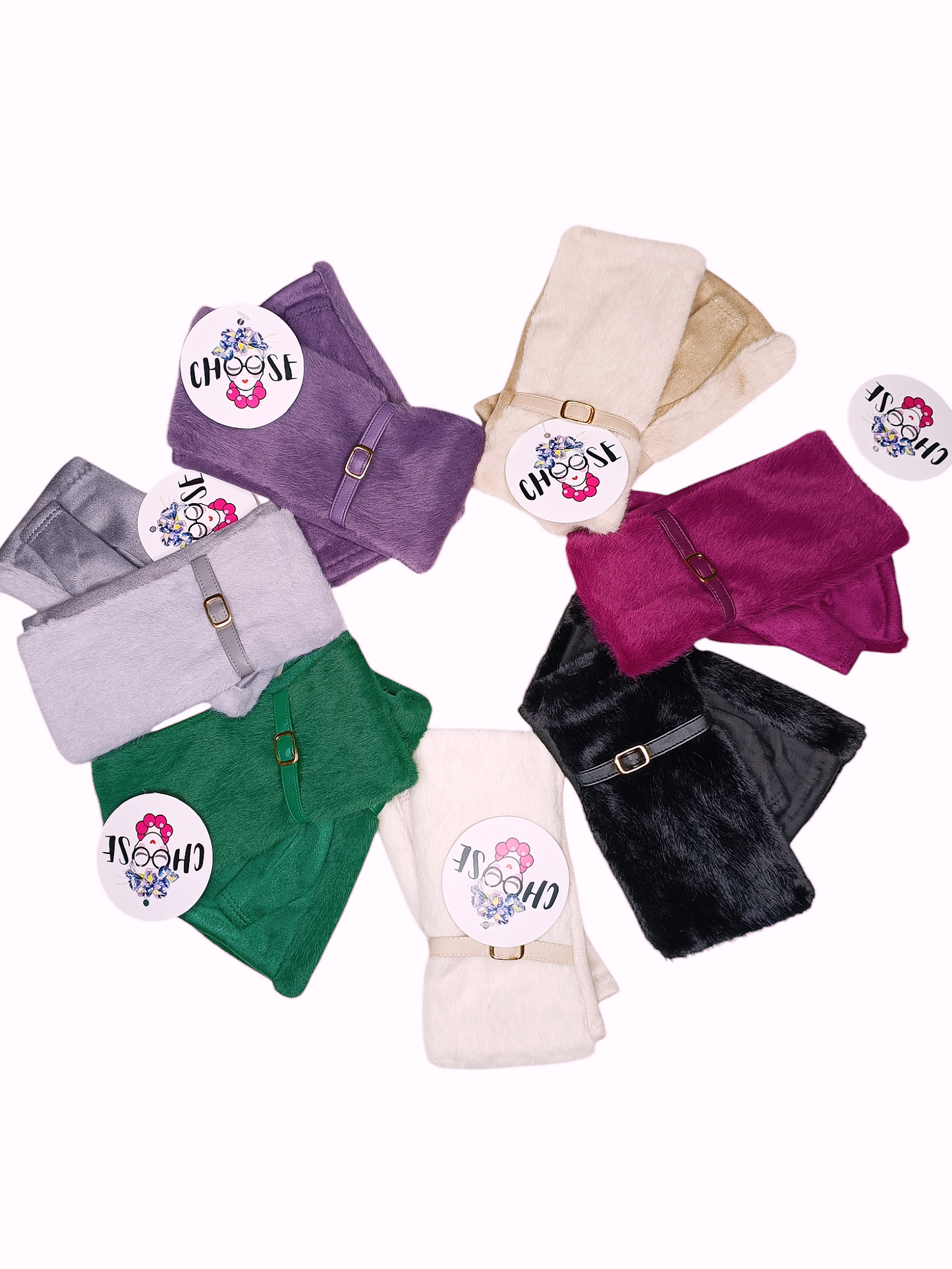 Guanti spuntati di Ecopelliccia