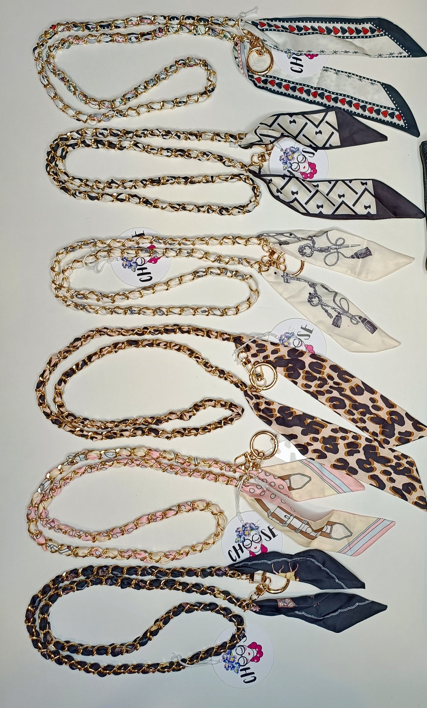 Cordino - Tracolla catena foulard