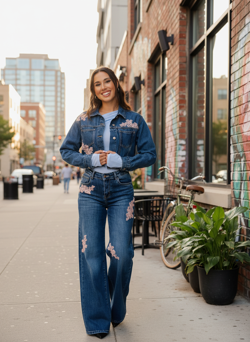 Jeans e Pizzo Rebrodè