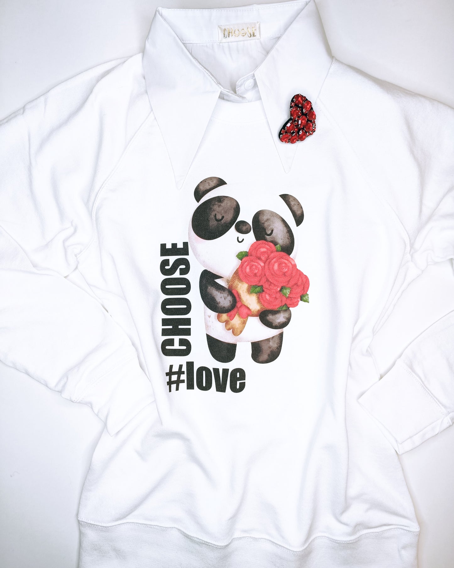 Felpa PANDA LOVE