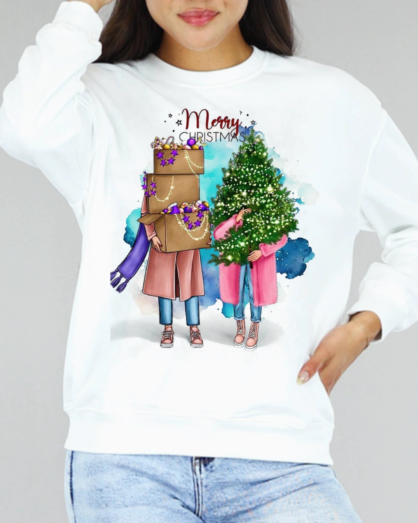 Felpa Natale Best Friends Edition