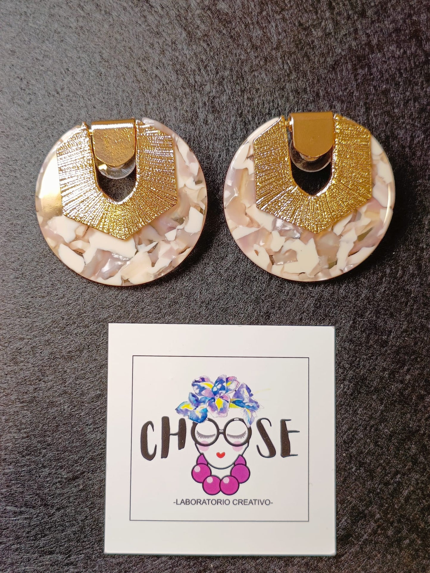 Orecchini Geometrici Rotondi