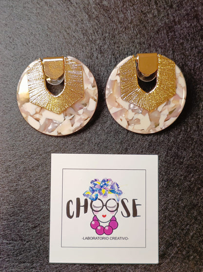 Orecchini Geometrici Rotondi