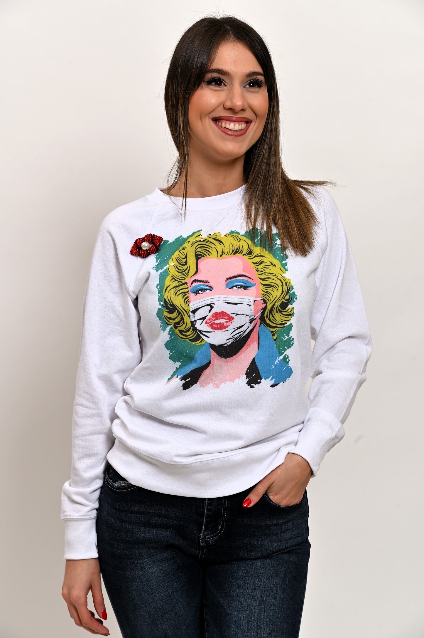 Felpa Marilyn Stop Kiss