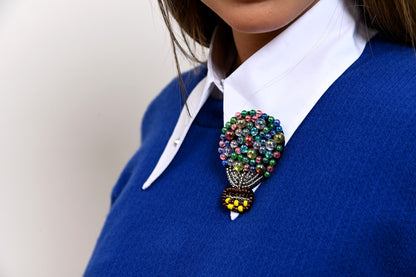 Maglioncino Mongolfiera Arcobaleno