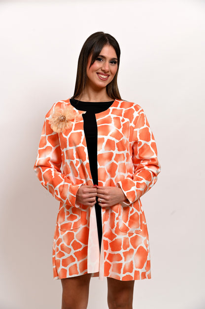 Spolverino Animalier Arancio