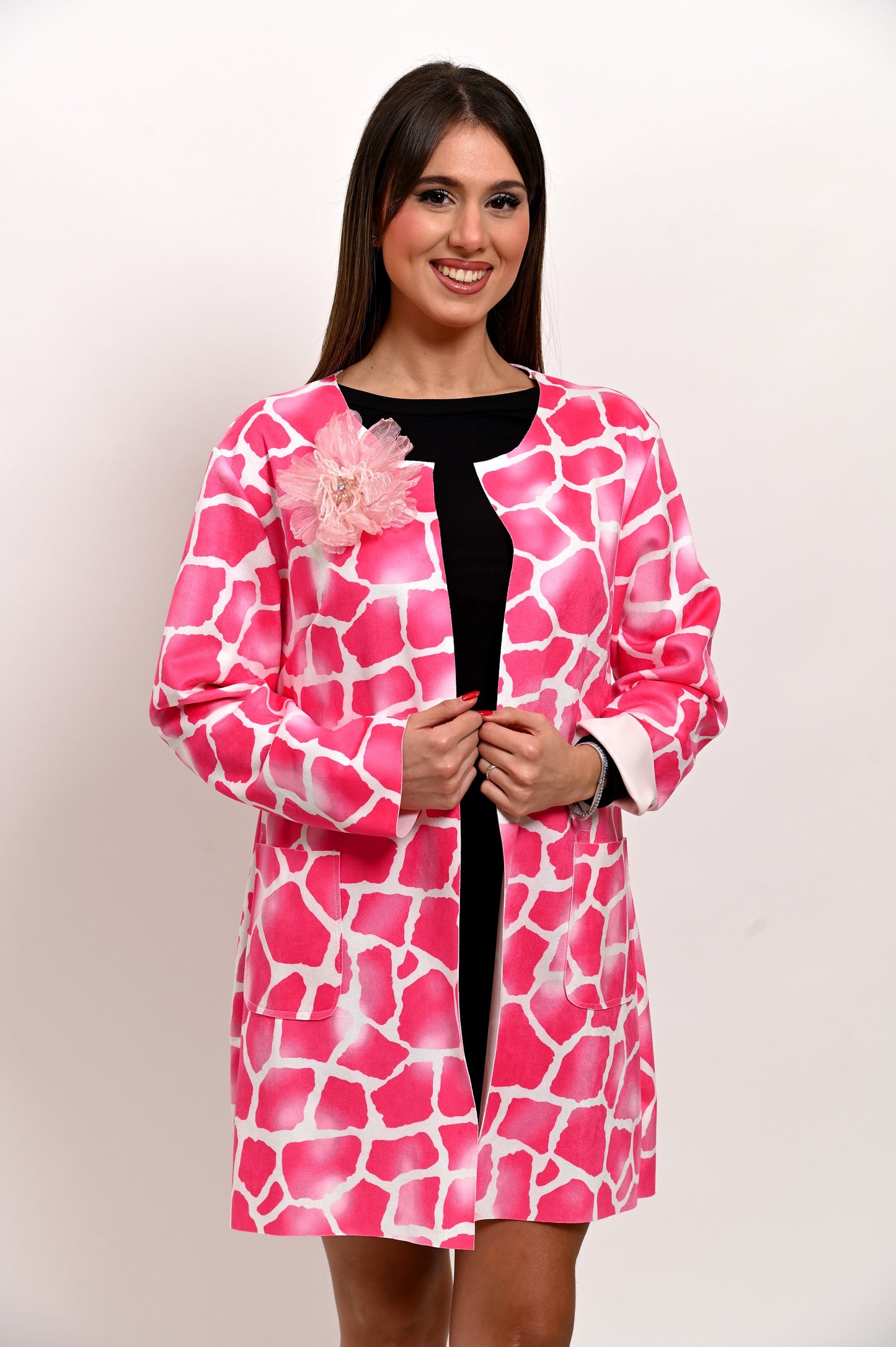 Spolverino Animalier Fucsia