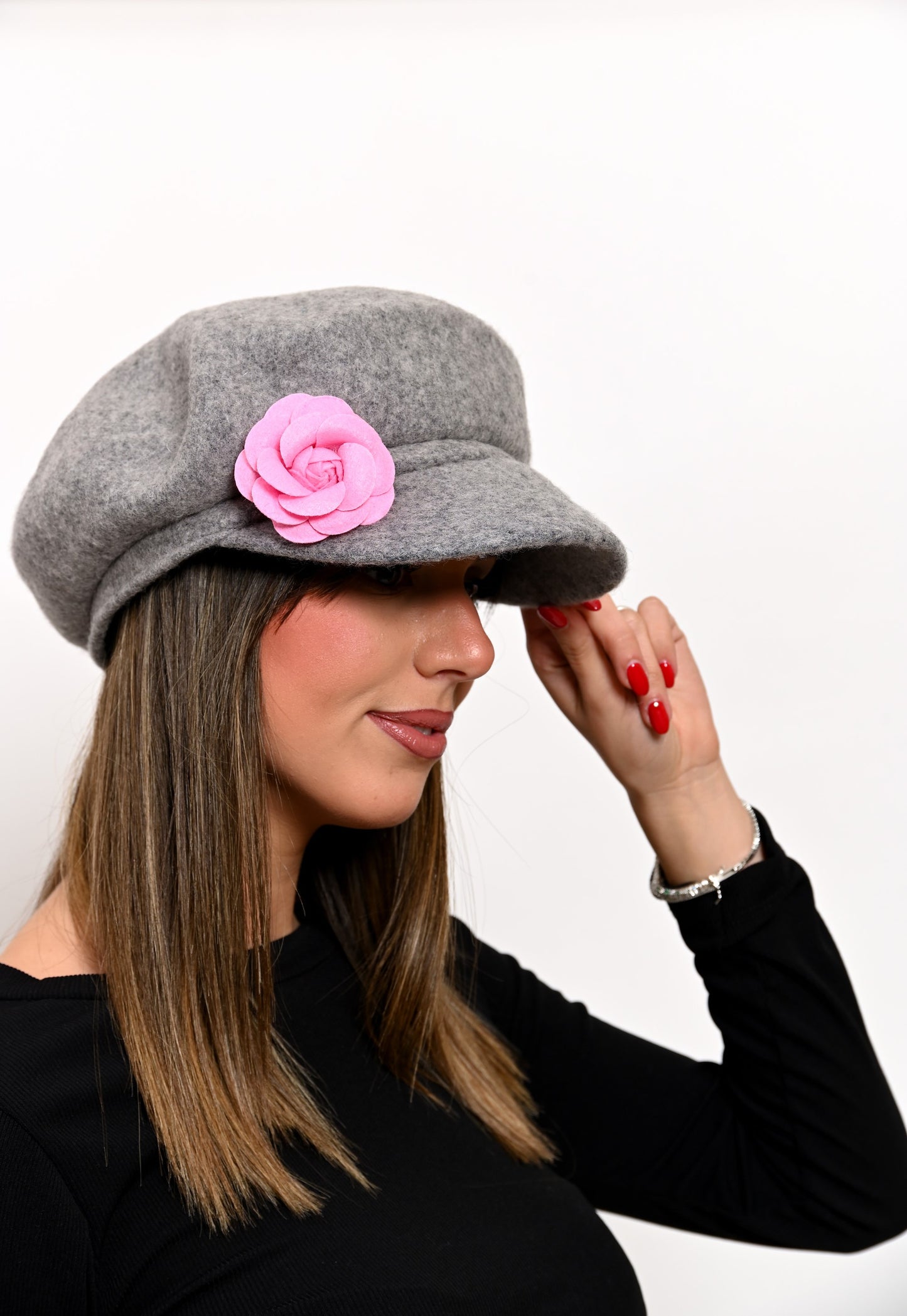 Berretto Baker Fiore