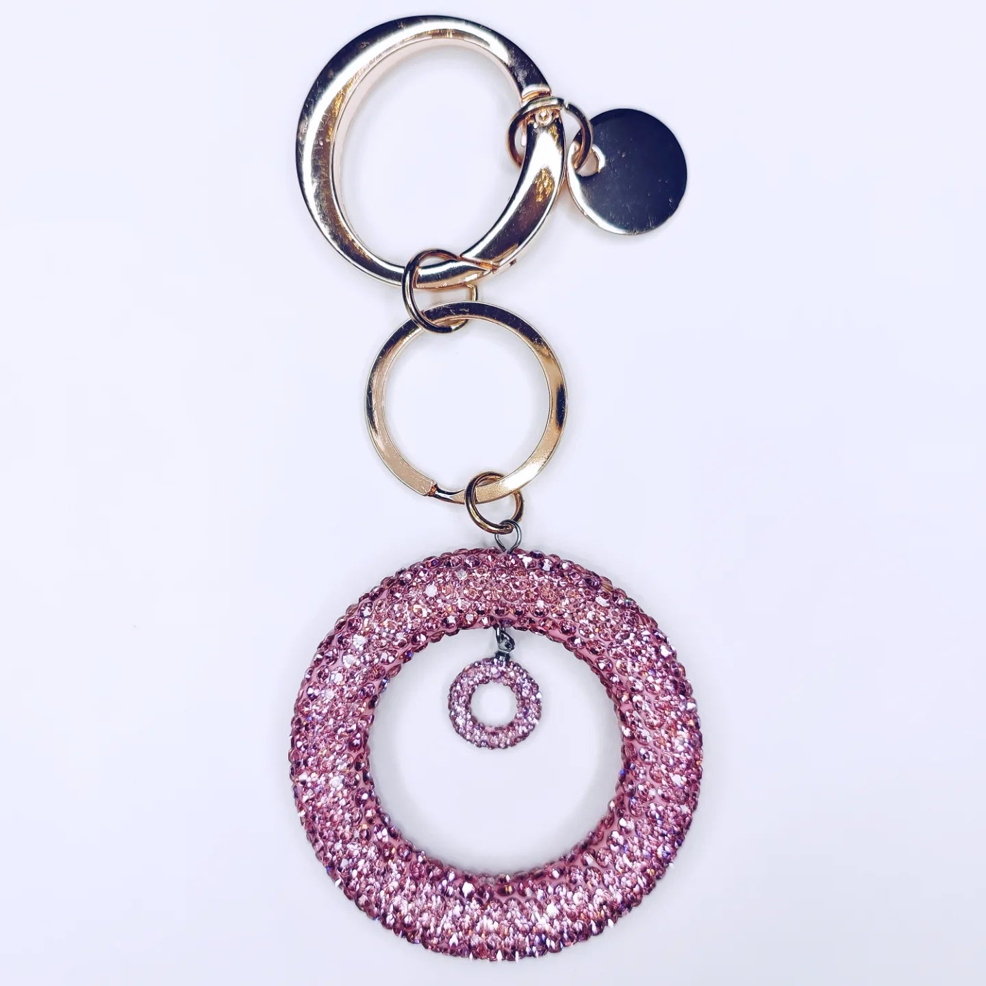 Portachiavi Charm Cerchio Strass
