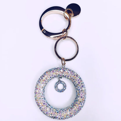 Portachiavi Charm Cerchio Strass