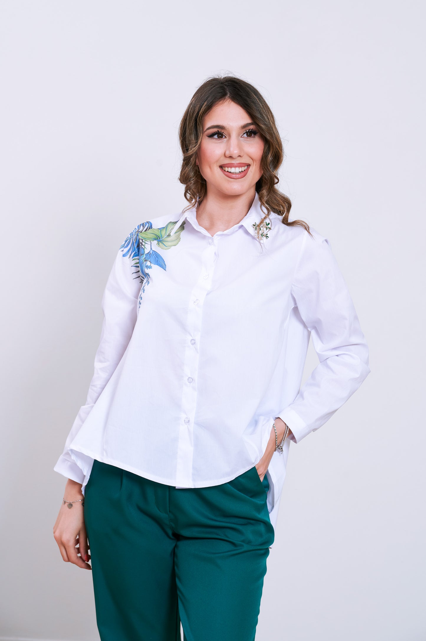 Camicia svasata Jungle
