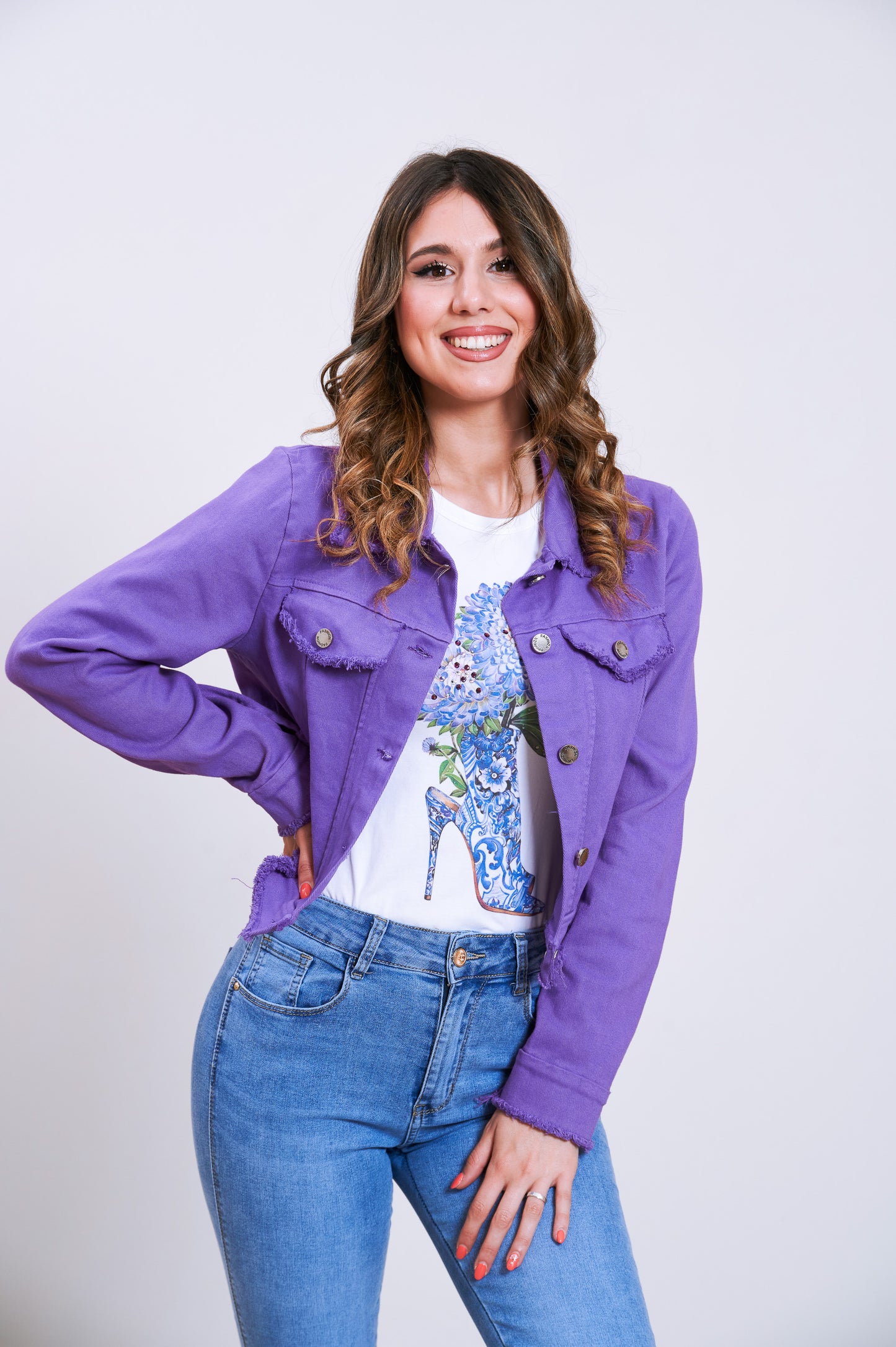 Giubbino Frida viola