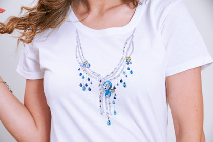 T-Shirt Gioiello Celeste