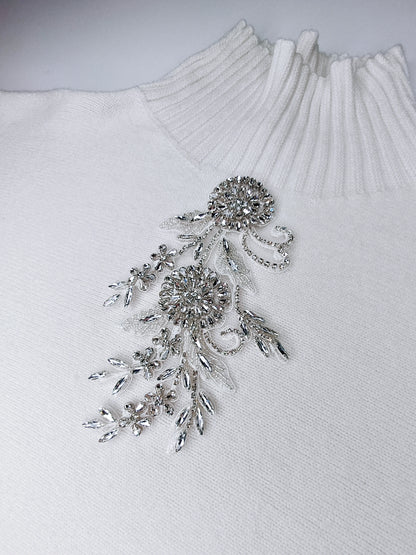 Maglione con Ramage di pietre