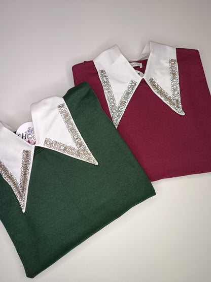 Felpe colletto gioiello