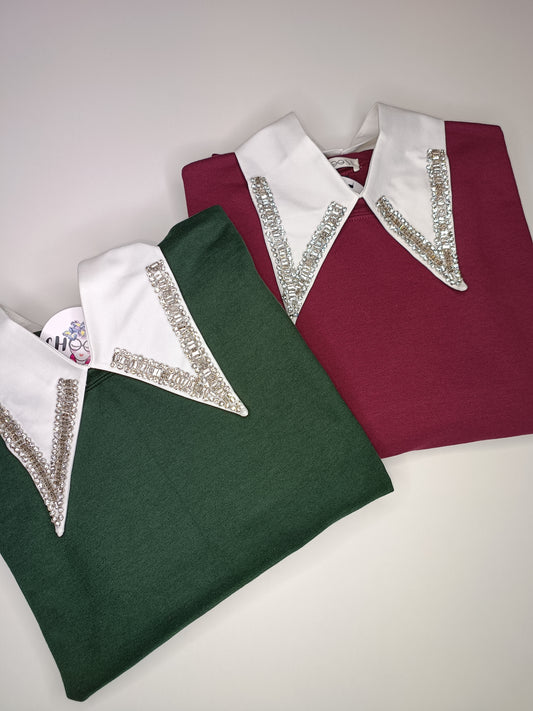 Felpe colletto gioiello