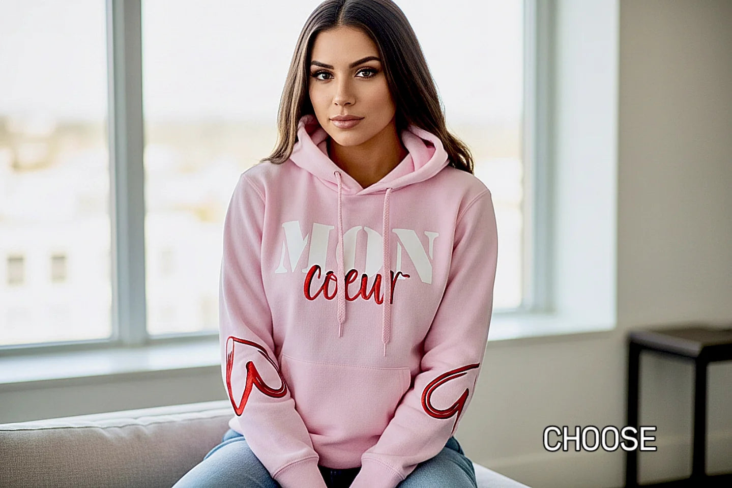 Felpa MON CŒUR (ENTRE NOUS)