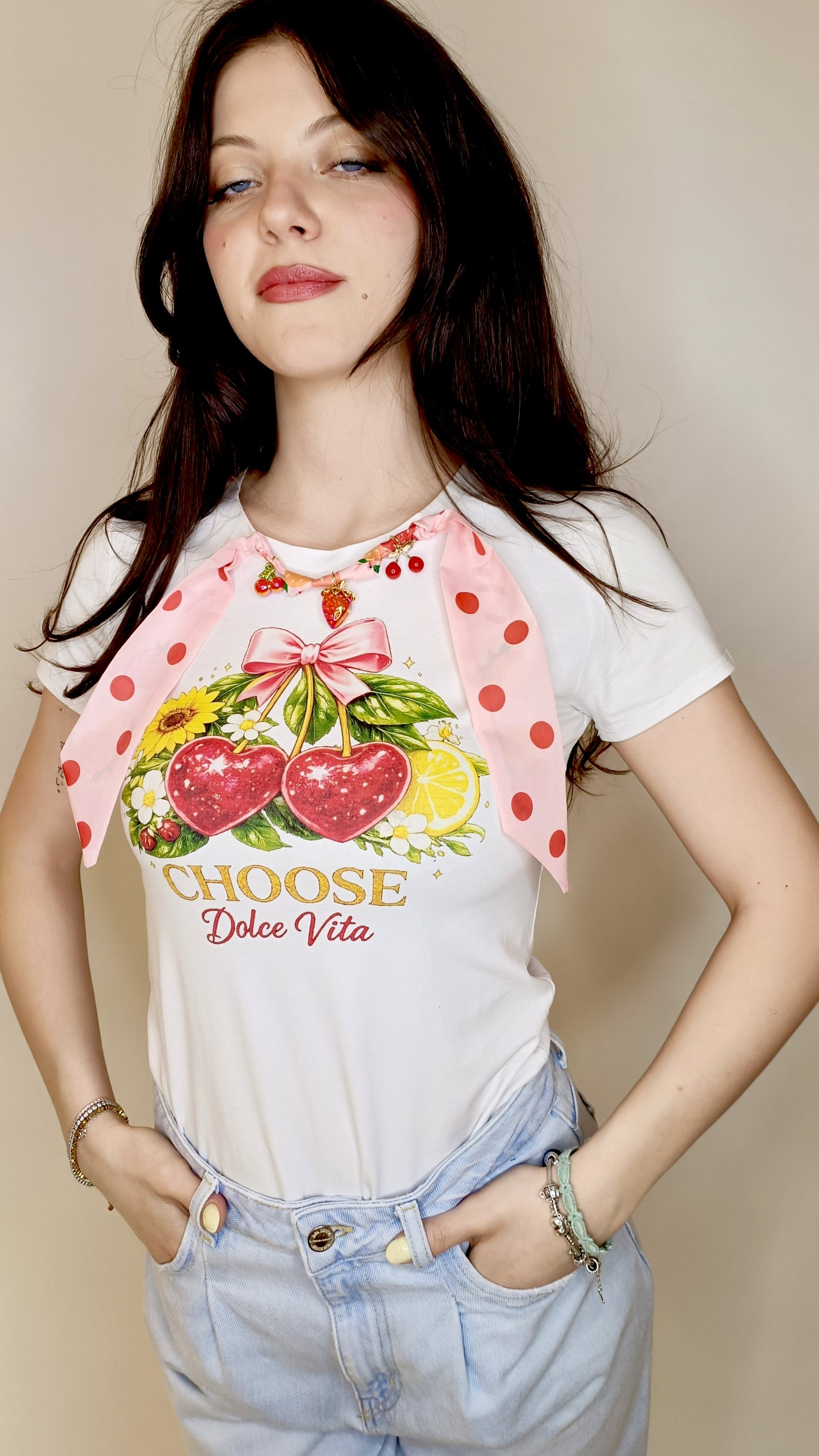 T-shirt Dolce Vita Cipria