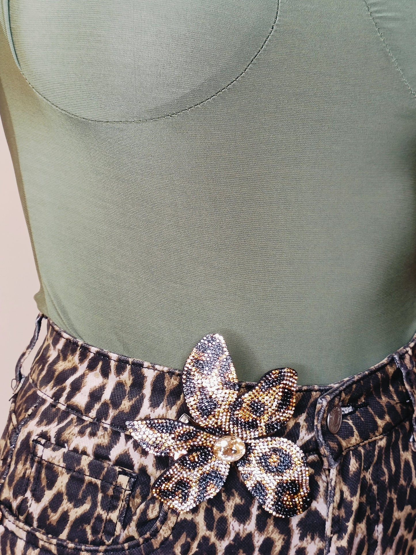 Jeans mod Baggy Animalier