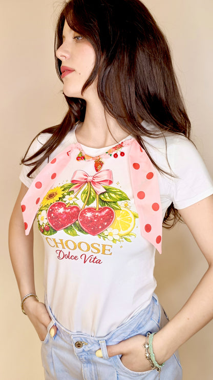 T-shirt Dolce Vita Cipria