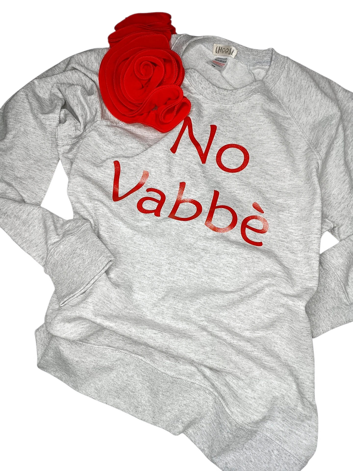 Felpa con applicazione tridimensionale