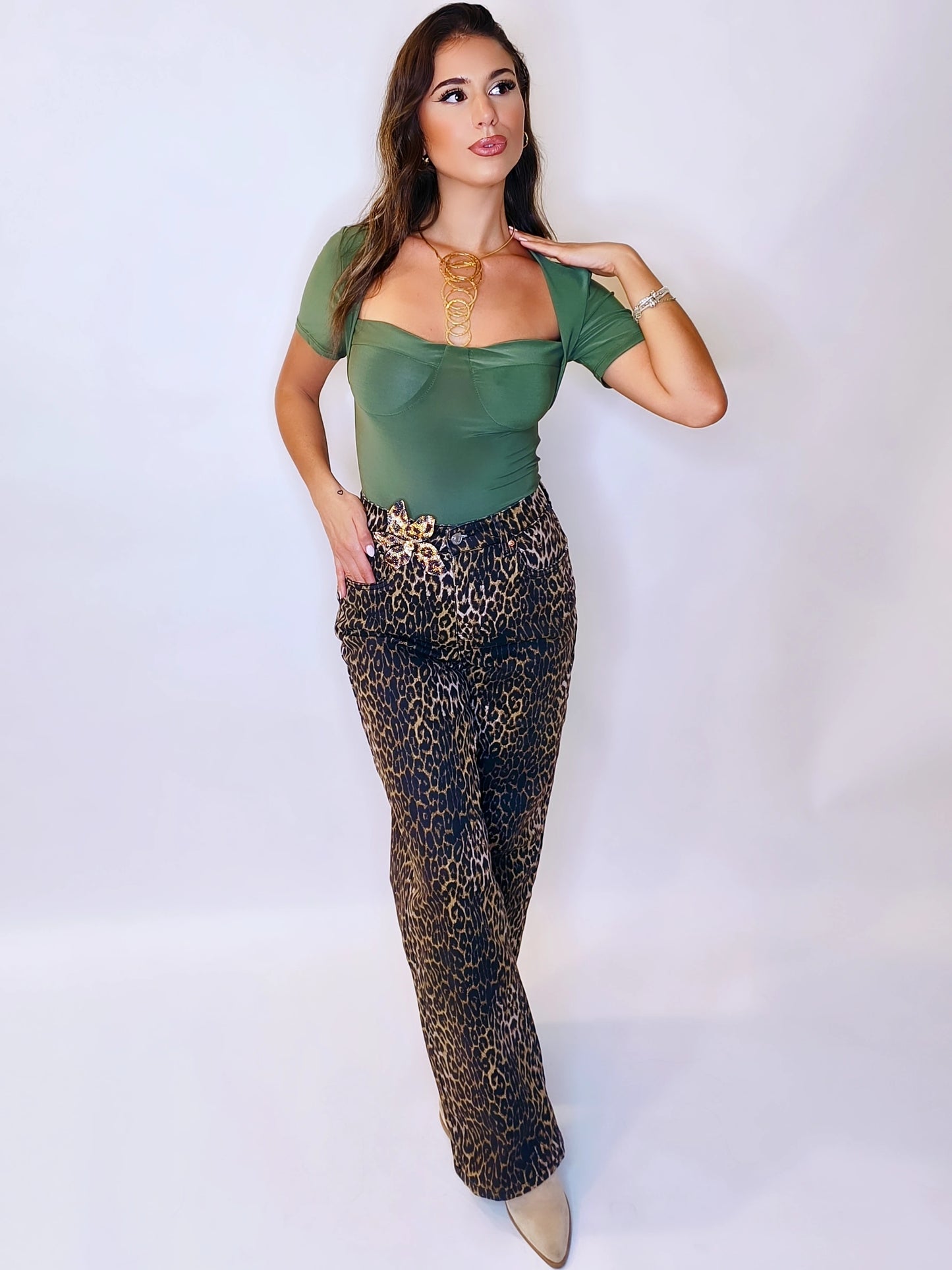 Jeans mod Baggy Animalier