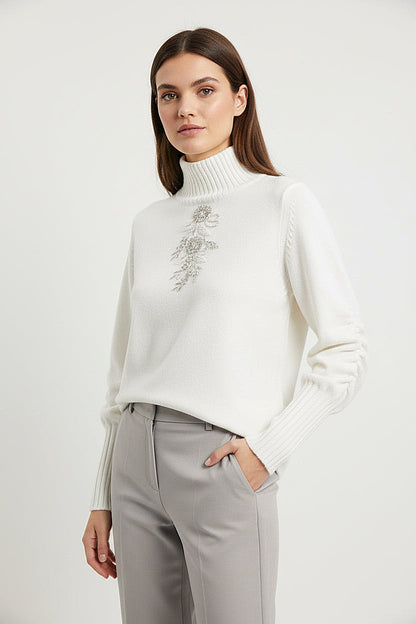 Maglione con Ramage di pietre