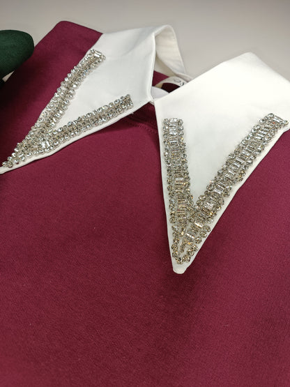 Felpe colletto gioiello