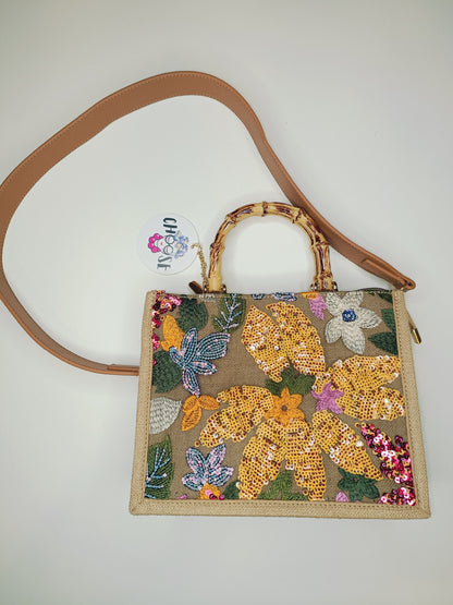 Borsa Botanic Glam Arancione