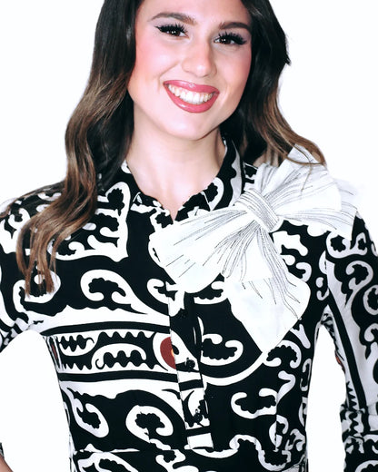 Vestito chemisier Etnico Chic