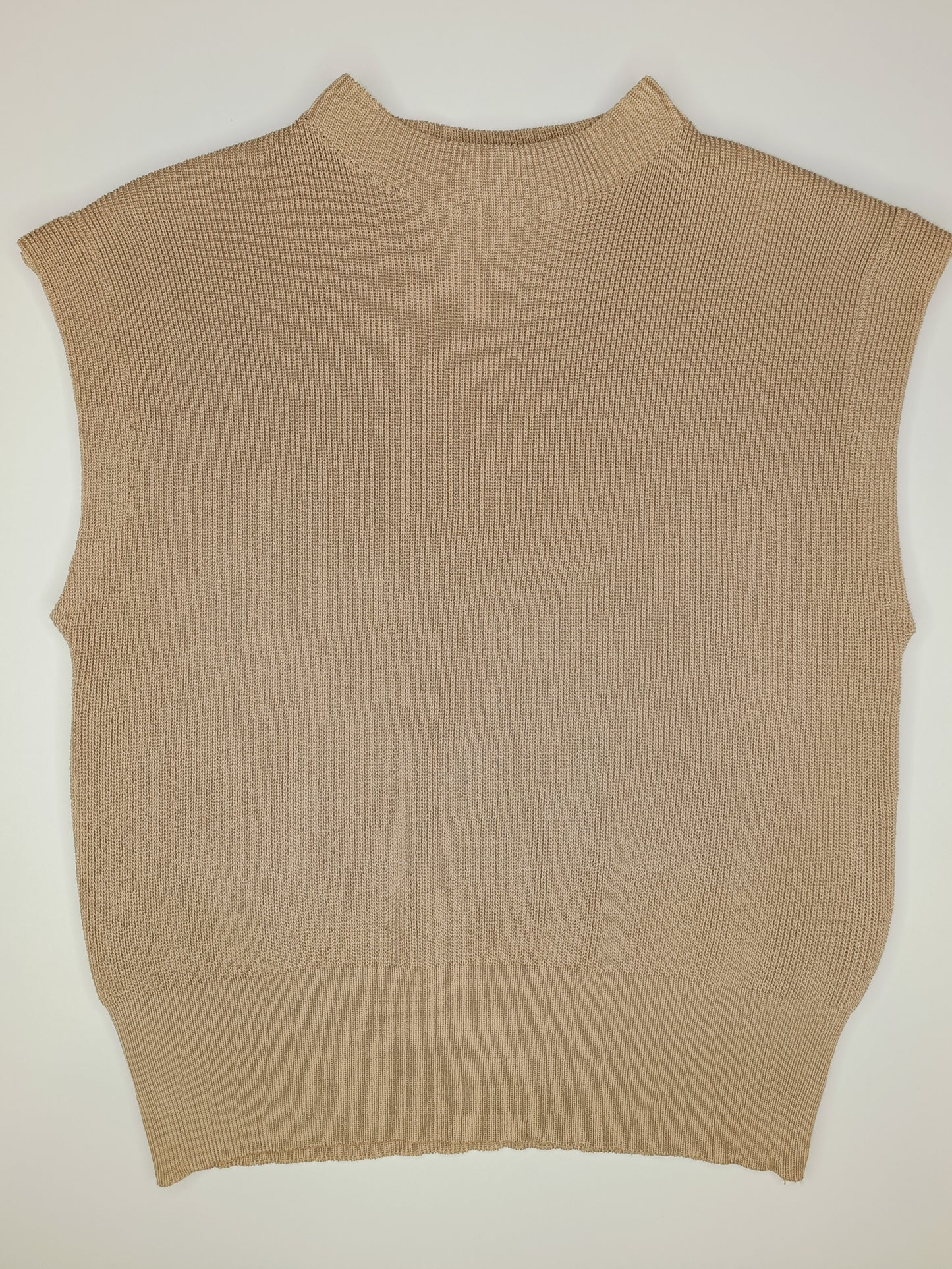 Gilet girocollo in maglia