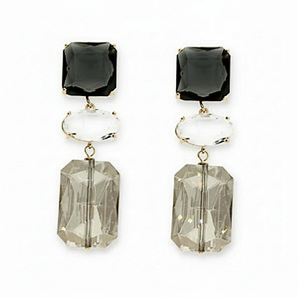 Orecchini Pendenti a Cristalli