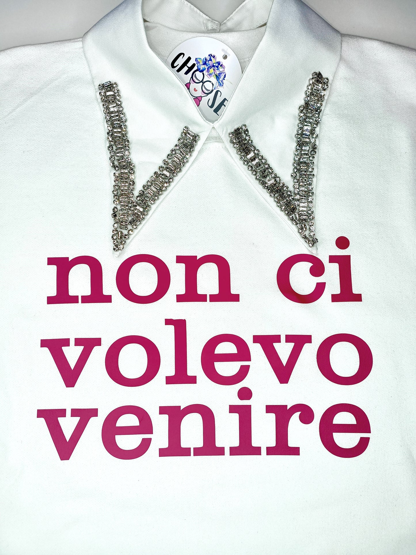 Felpa NON CI VOLEVO VENIRE